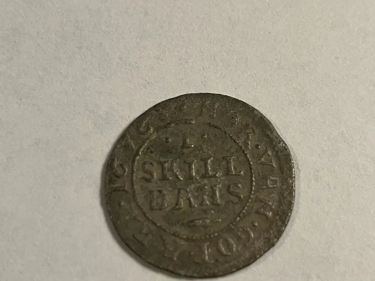 Billede 1 - 1 skilling 1676 Denmark