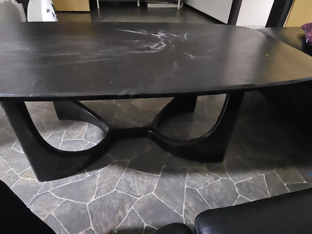Billede 1 - Sofabord  i sort marmor