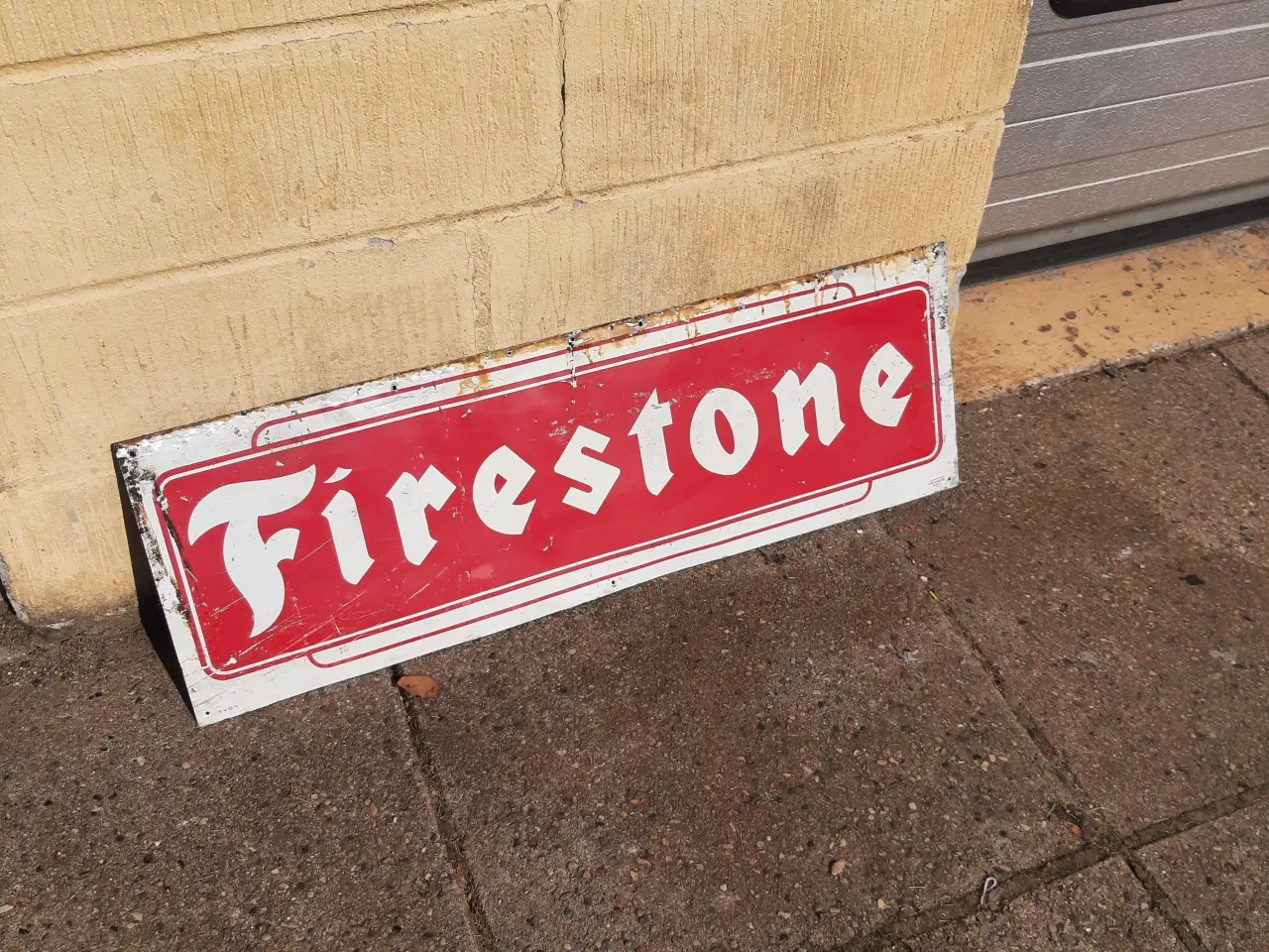 Billede 1 - Firestone blikskilt 