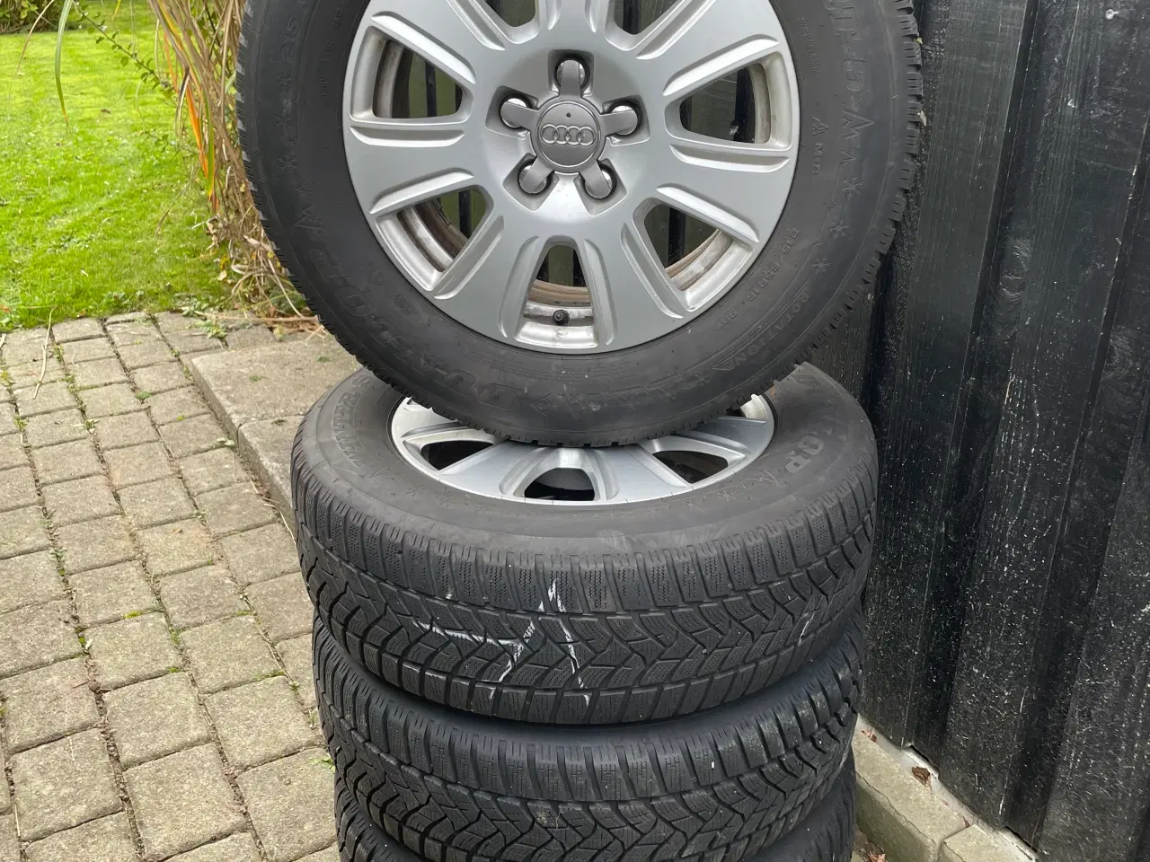 Billede 1 - Vinterhjul på org.  16” Audifælge - Q3/Q2/A3 -