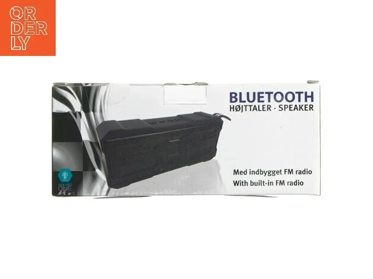 Billede 2 - Bluetooth Højttaler med FM radio fra Sound One (str. 20x8x5 cm)