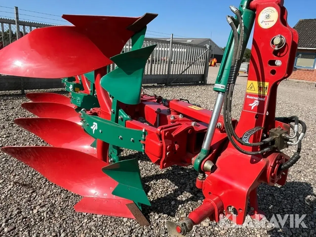 Billede 8 - Plov 4 fuet vendeplov Kverneland Kk 150 S-100 variomat 12-20 tommer hydraulisk variabel fugebredde