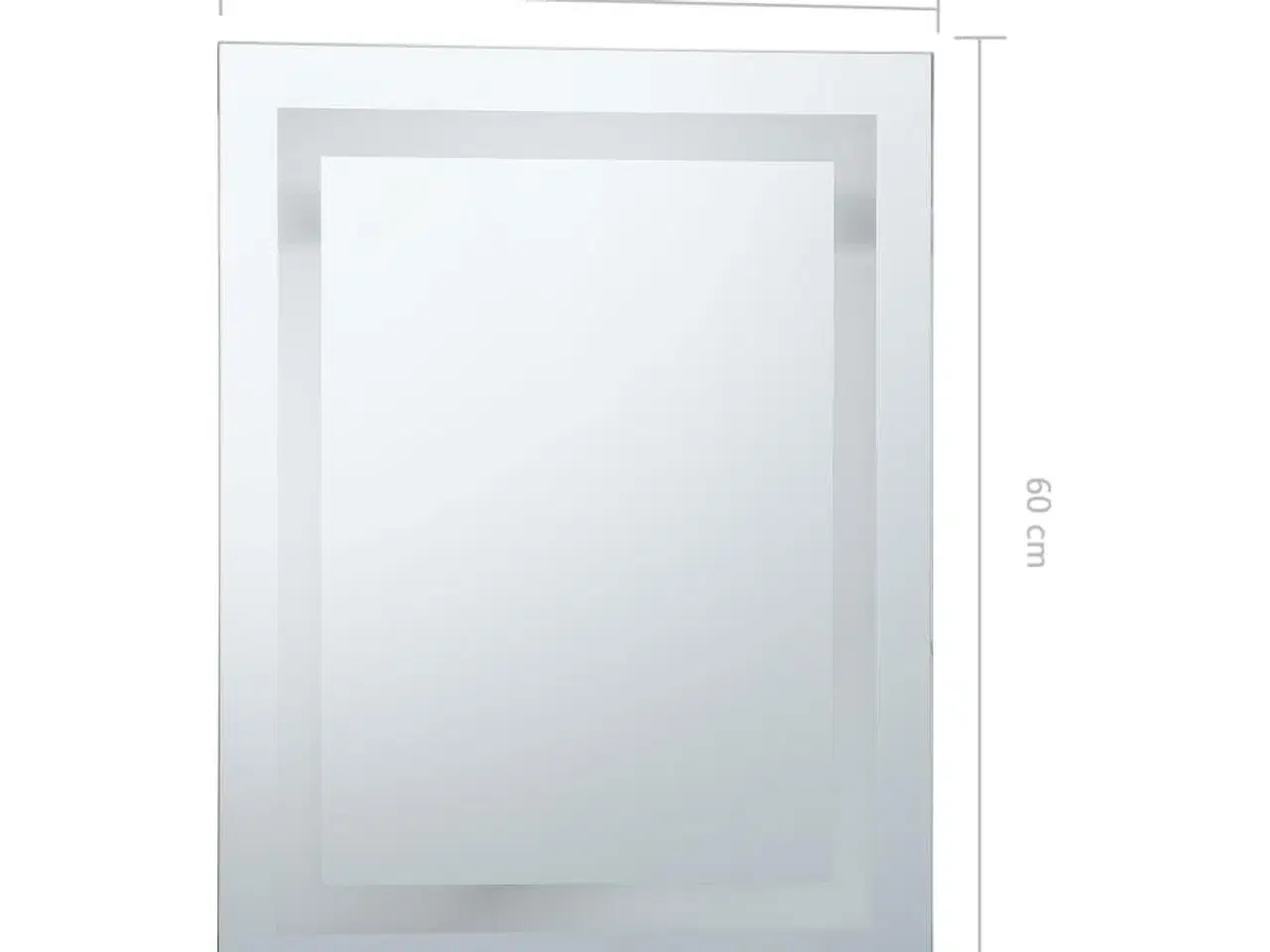 Billede 9 - LED-spejl til badeværelset med berøringssensor 50x60 cm