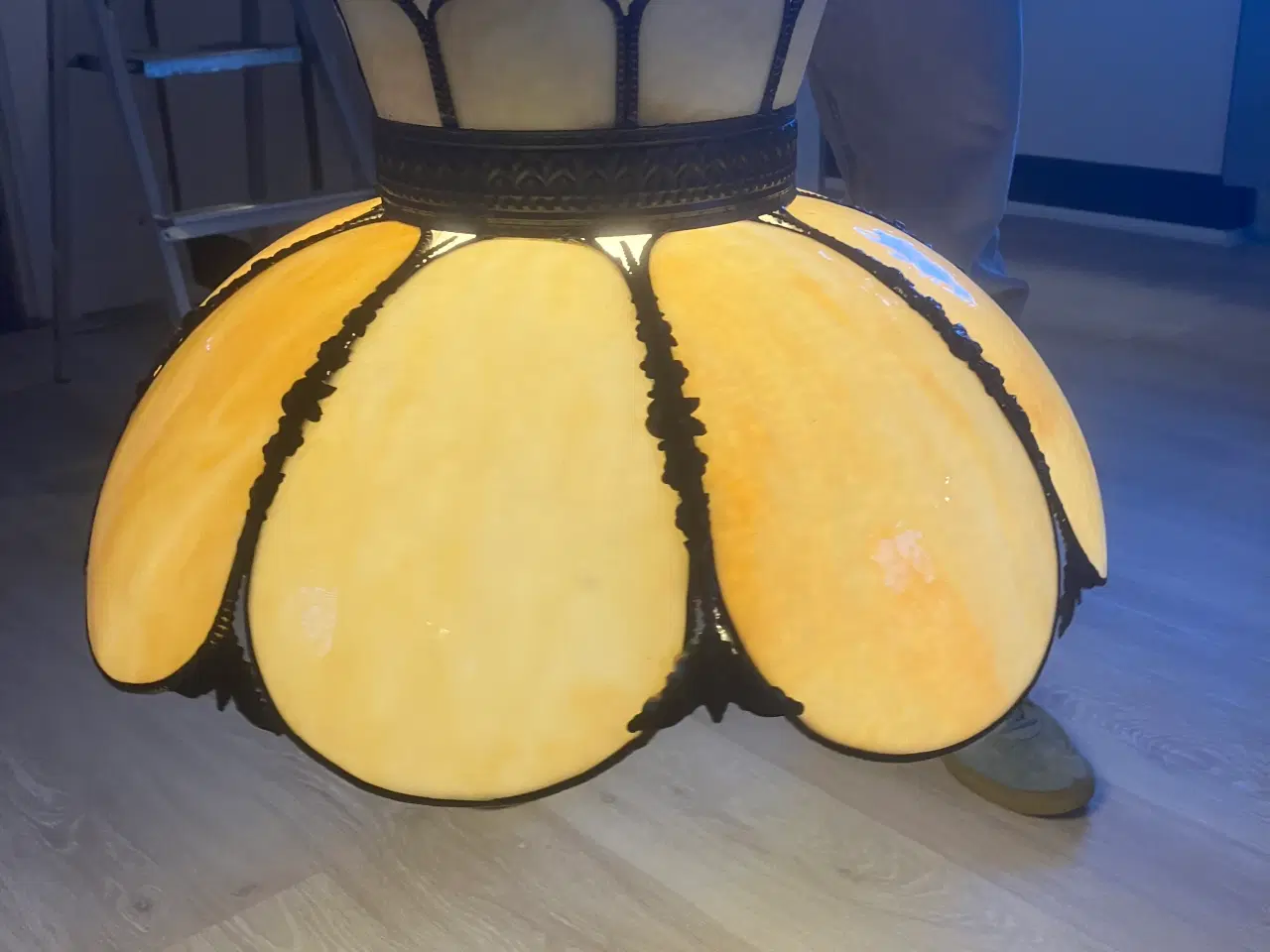 Billede 1 - Rigtig flot Tiffany stil loftslampe