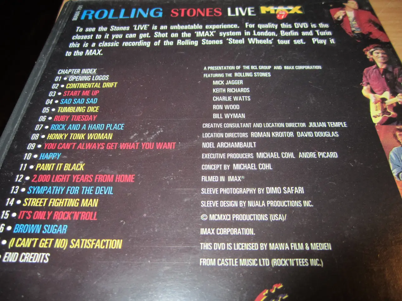 Billede 2 - ROLLING STONES Live. Dvd.