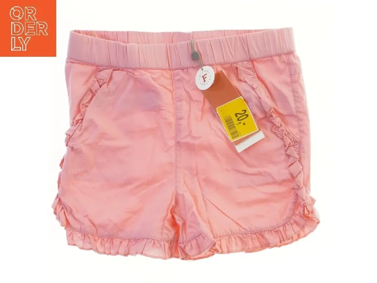 Billede 1 - Lyserøde shorts med flæser fra Friends (str. 128)