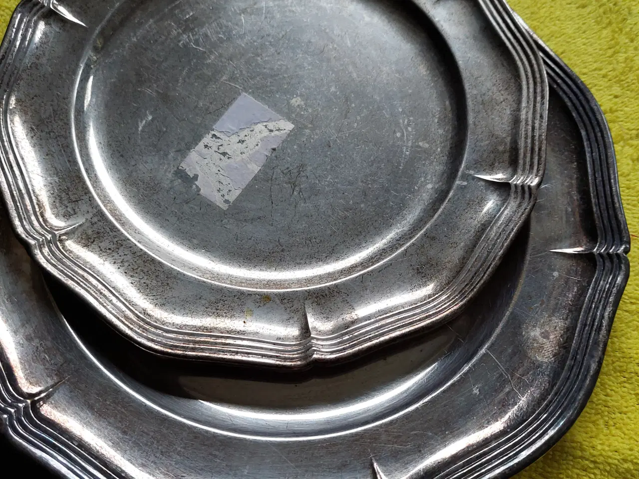 Billede 8 - fad forskellige - sølvfarve metal fad