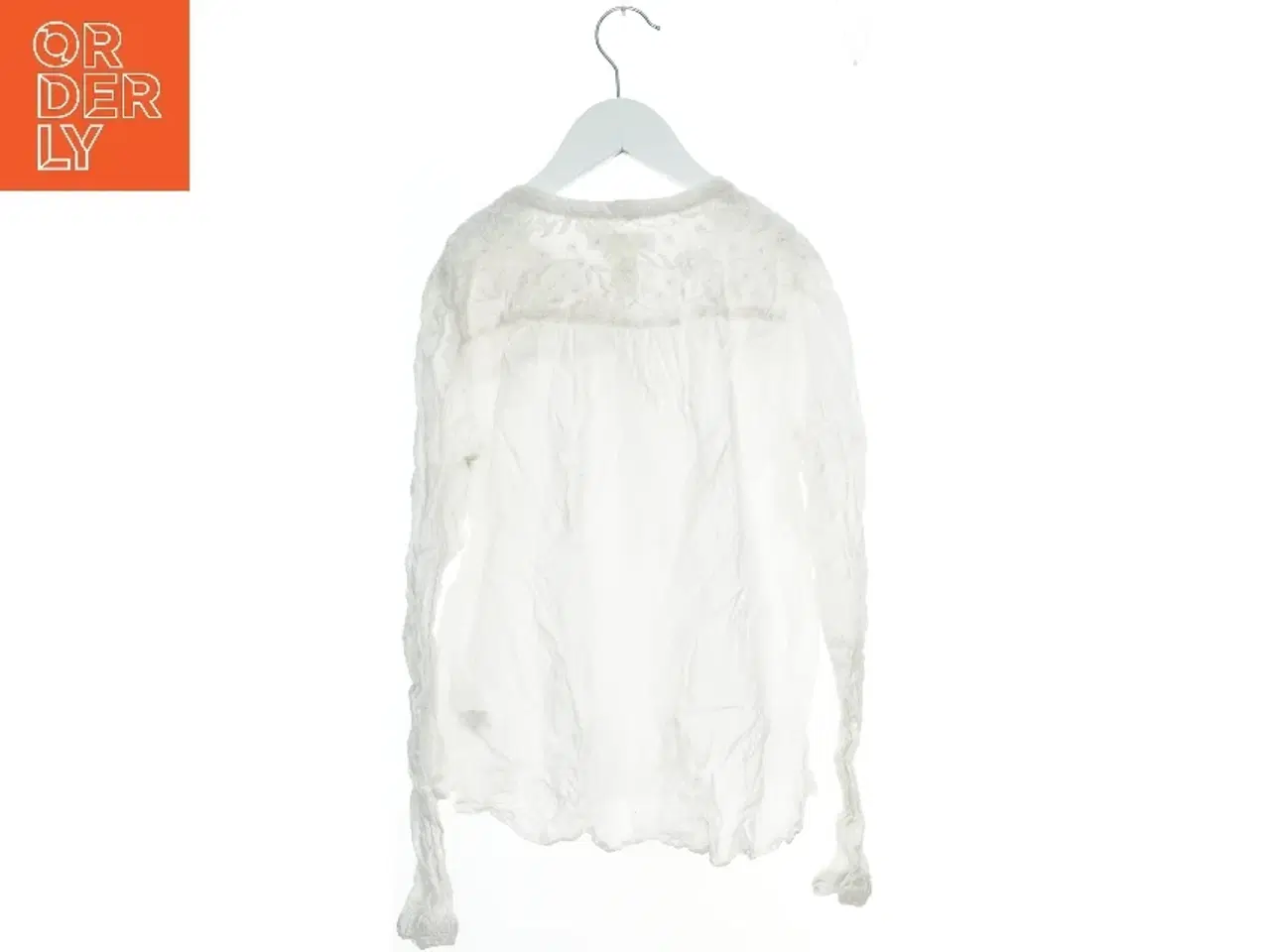 Billede 2 - Hvid bluse med knapper fra Logg (str. 152)