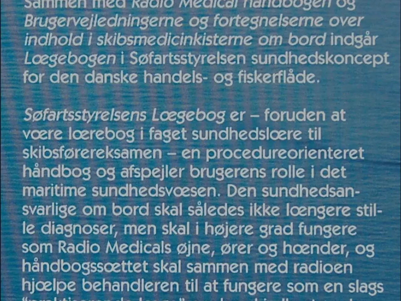 Billede 3 - Søfartsstyrelsens LÆGEBOG   Lisbeth Duus & U. Kirk
