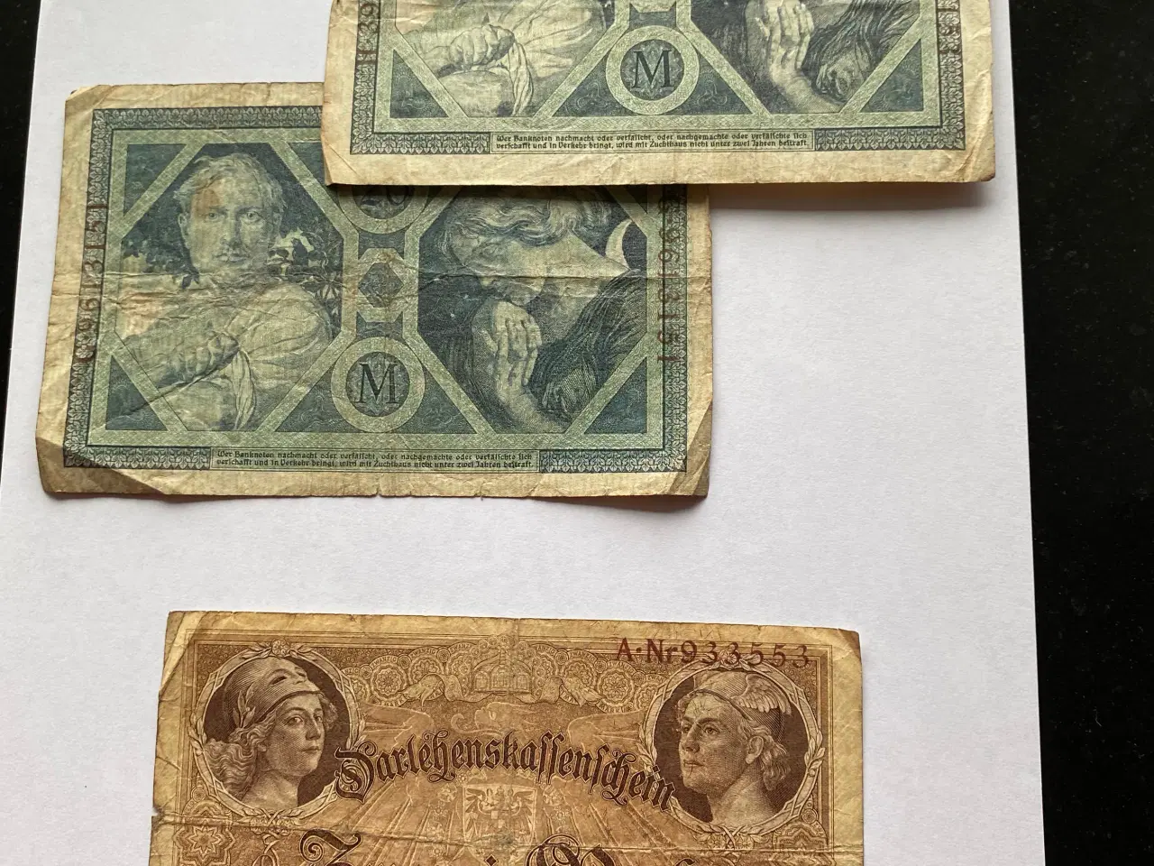 Billede 4 - Reichsbanknote - forskellige sedler