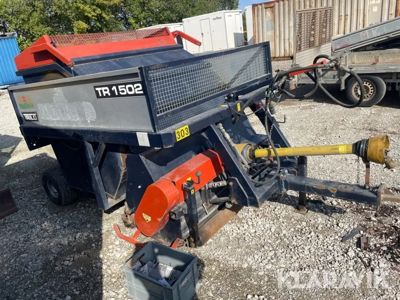 Billede 4 - Vertikalskærer Trilo TR1502 med opsamler