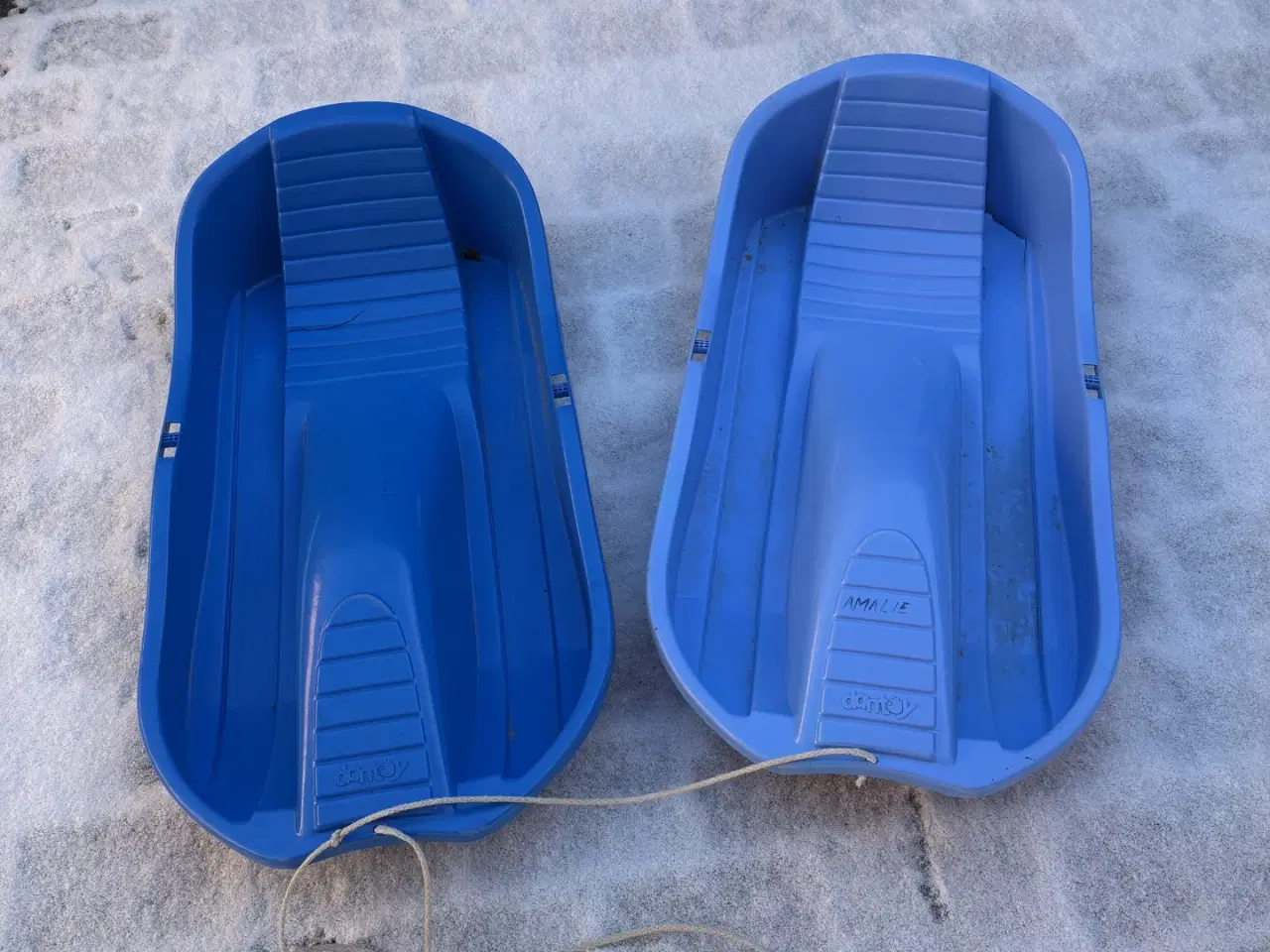 Billede 1 - 2 godt brugte bobslæder - stadig brugbare