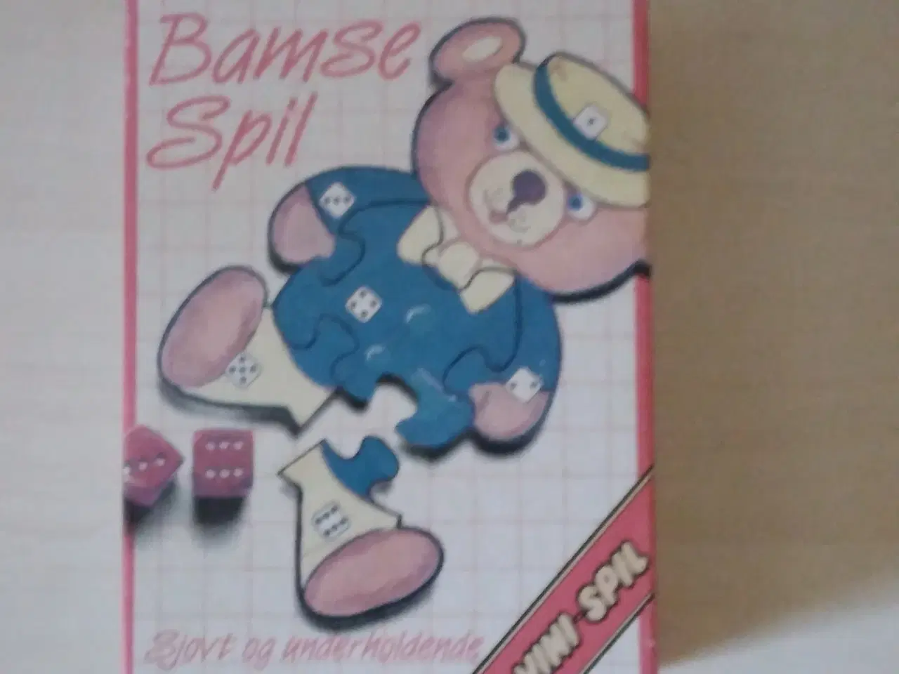 Billede 1 - Bamse Spil med terninger og spilleregler 