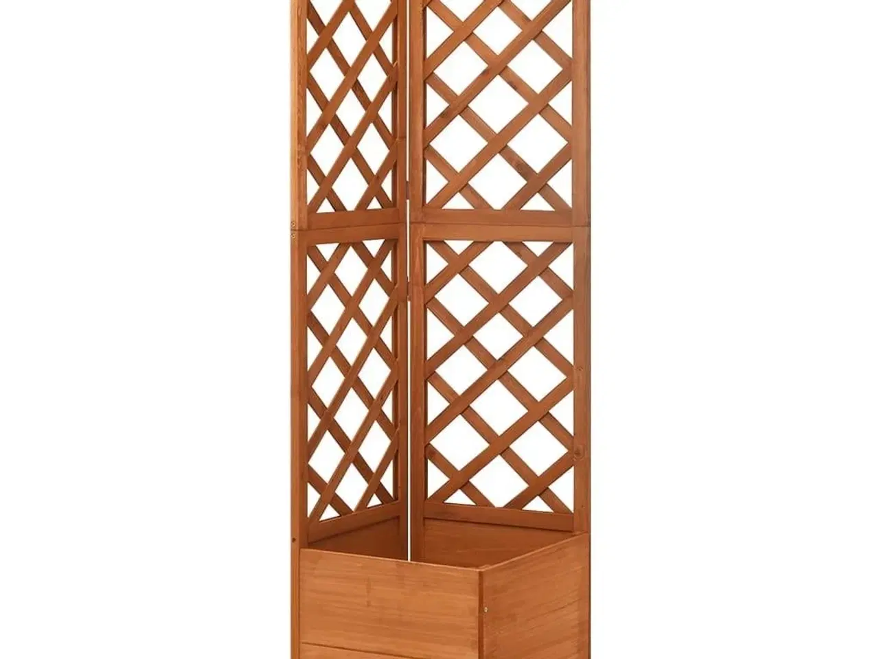 Billede 1 - Espalier med plantekasse til hjørne 40x40x150 cm fyrretræ