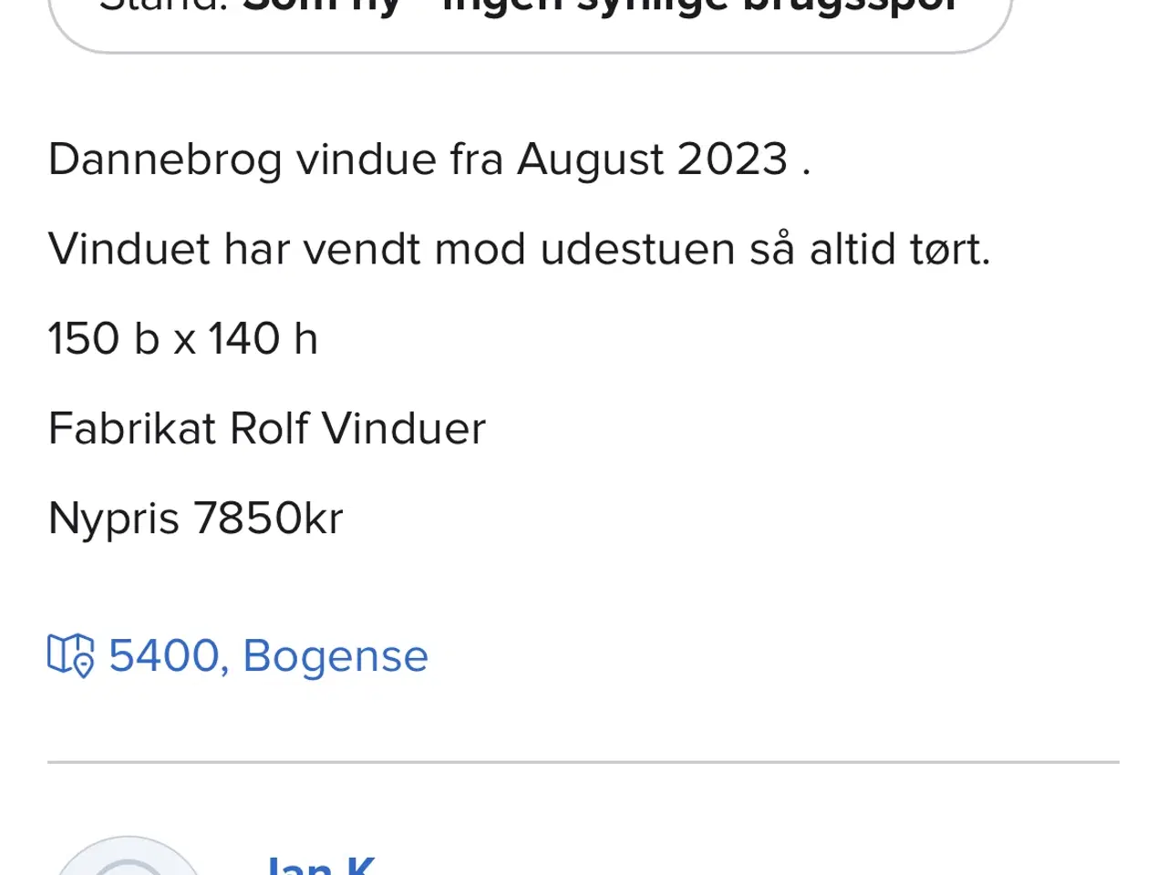Billede 2 - 3 lags Dannebrog Vindue