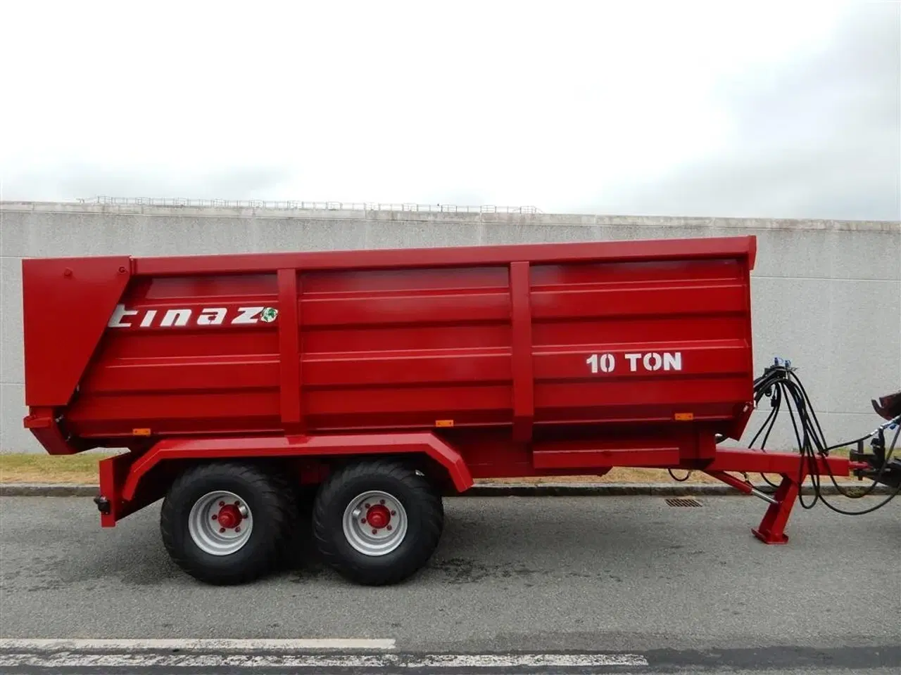 Billede 2 - Tinaz 10 tons bagtipvogn med hydr. bagklap