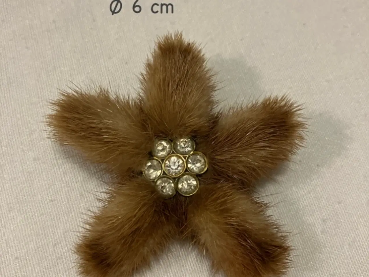 Billede 1 - Vintage mink broche