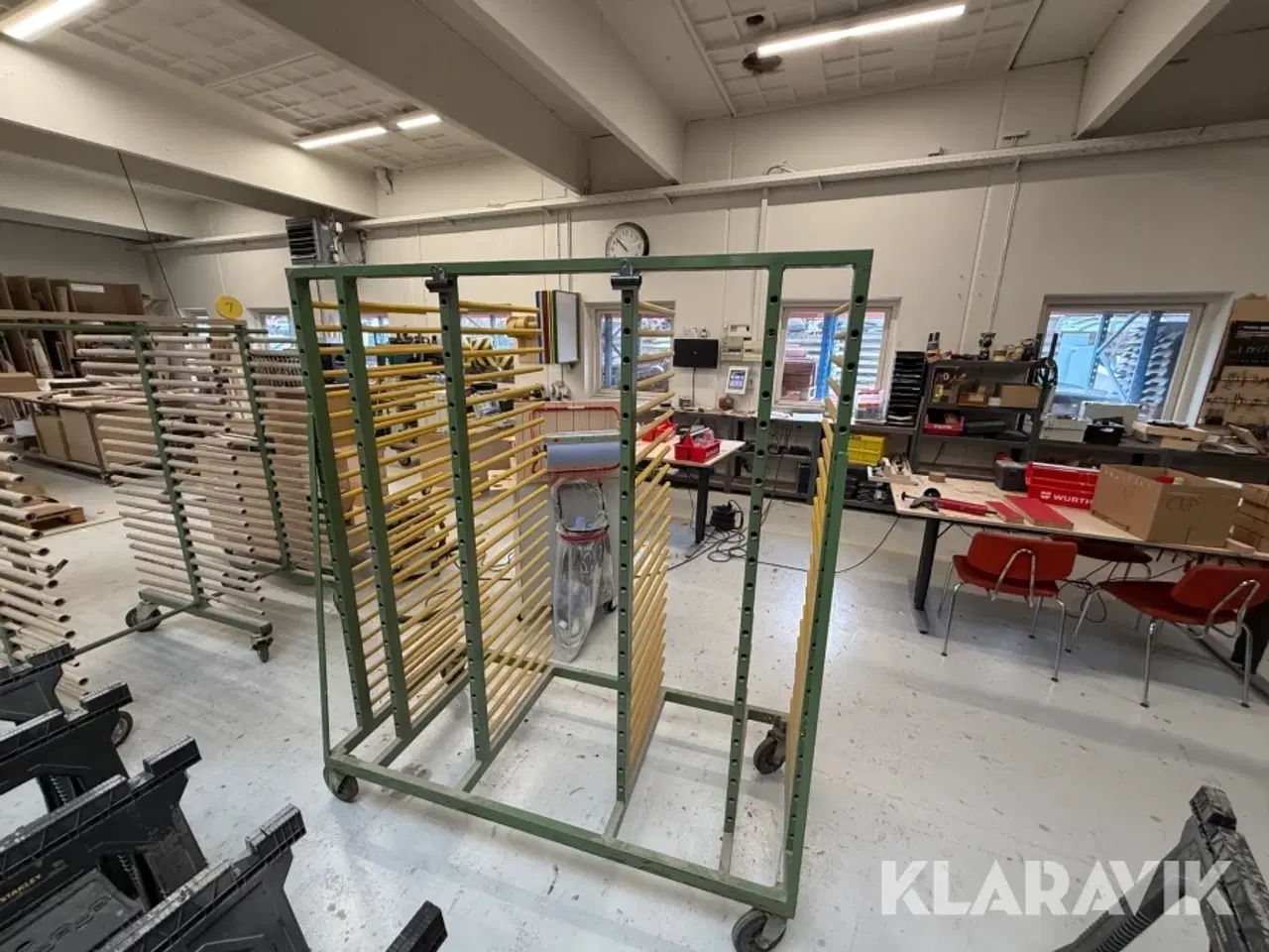 Billede 12 - Pladetørringsvogn / tørrestativ 2 styk.