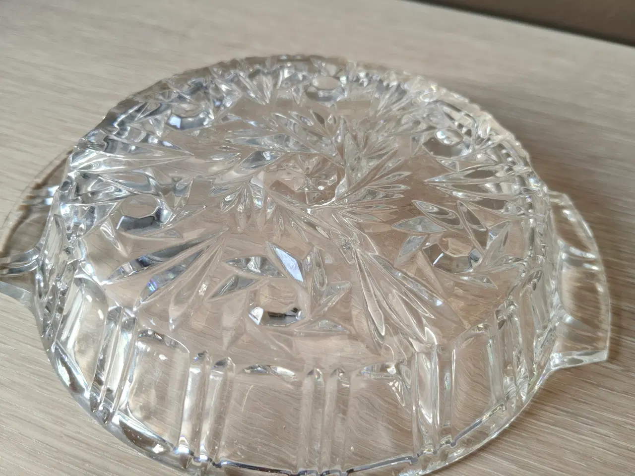 Billede 5 - Flot krystalfad med opdeling
