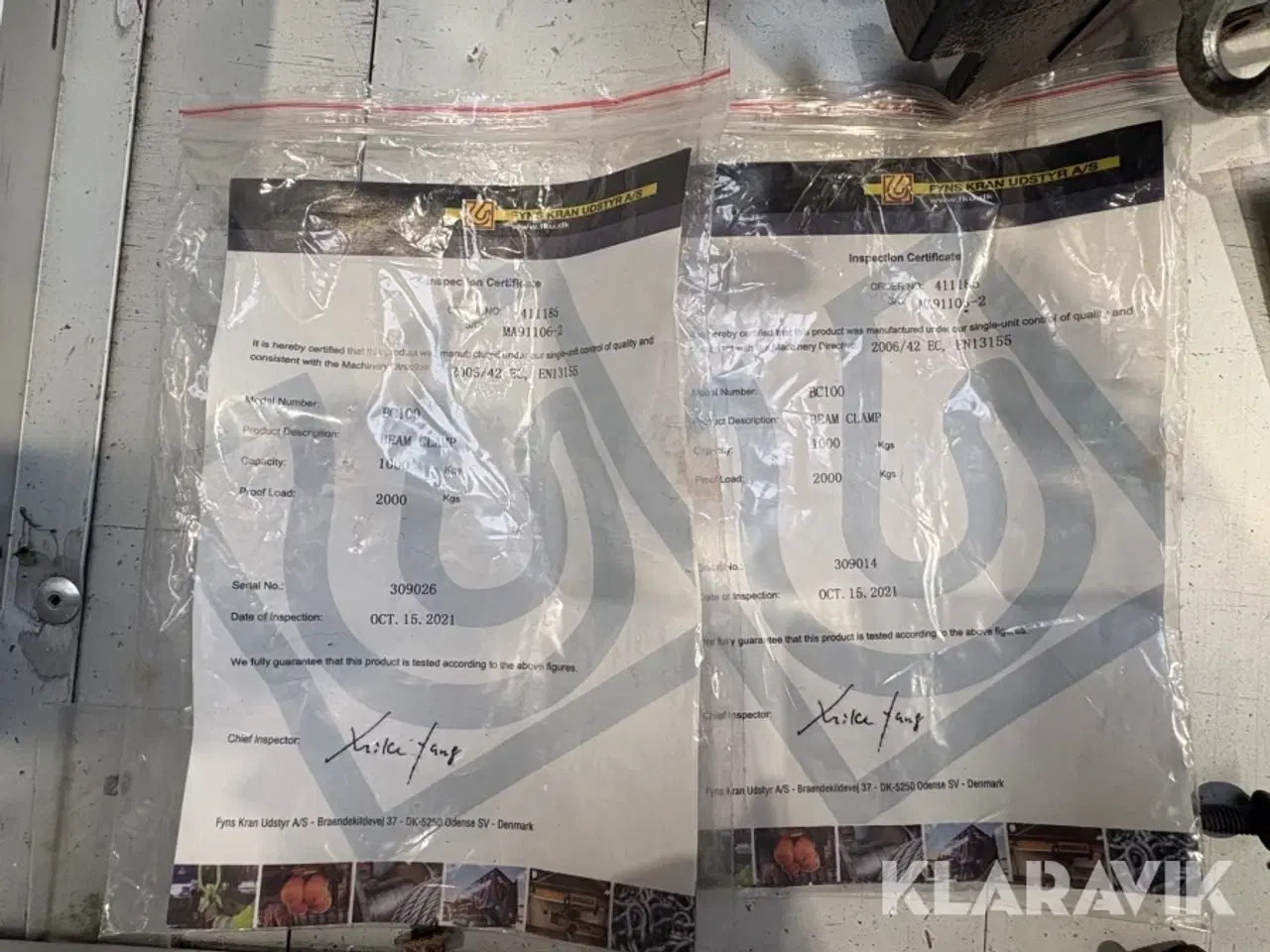 Billede 9 - Kædetalje 500kg med løbekat Eurochain Verlinde