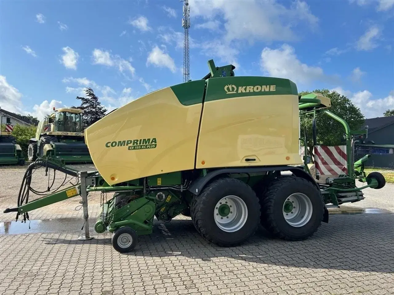 Billede 3 - KRONE Comprima CF 155 XC Ny plus model,store hjul og foliebinding