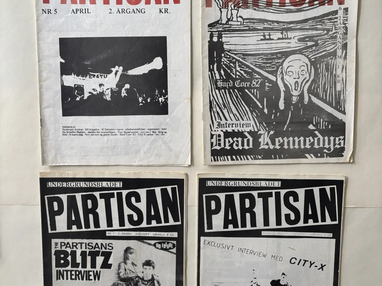 Billede 2 - PARTISAN (komplet #1‑13) - Dansk punk- & undergrun