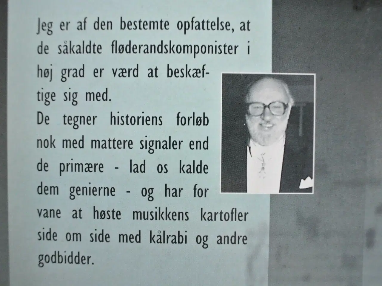 Billede 3 - fokus på en musikalsk fløderandssituation, af niel