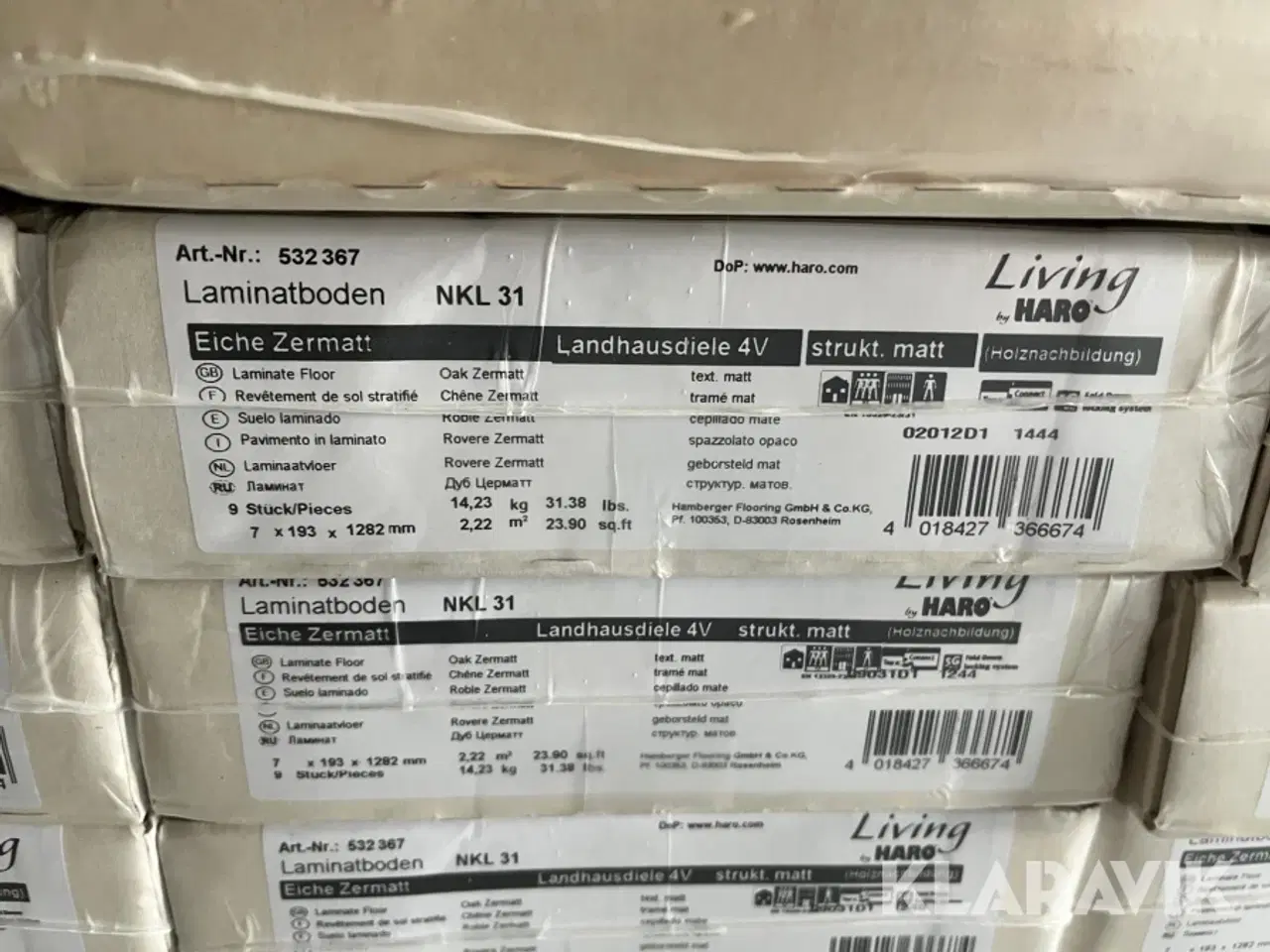 Billede 5 - Gulv laminat Haro Living Oak Zermatt 115 m2