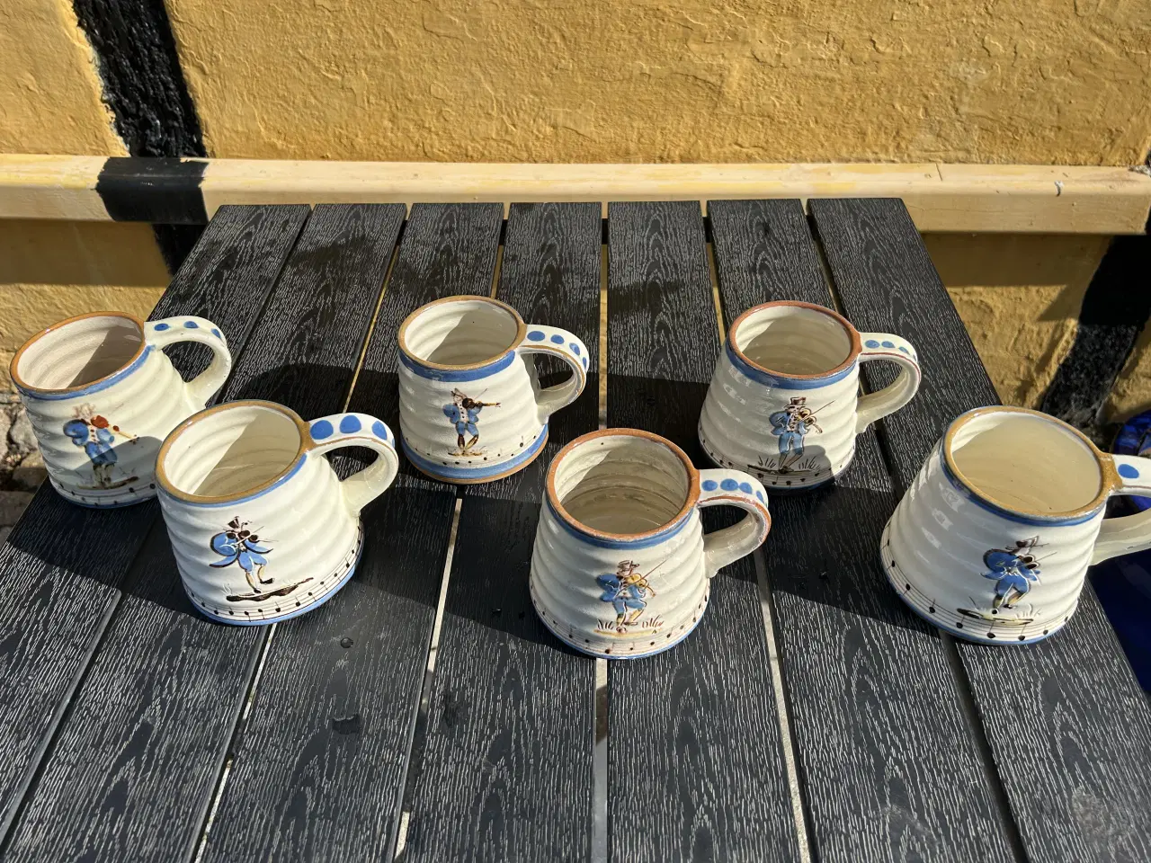 Billede 3 - 6 krus fra Knabstrup Keramik 