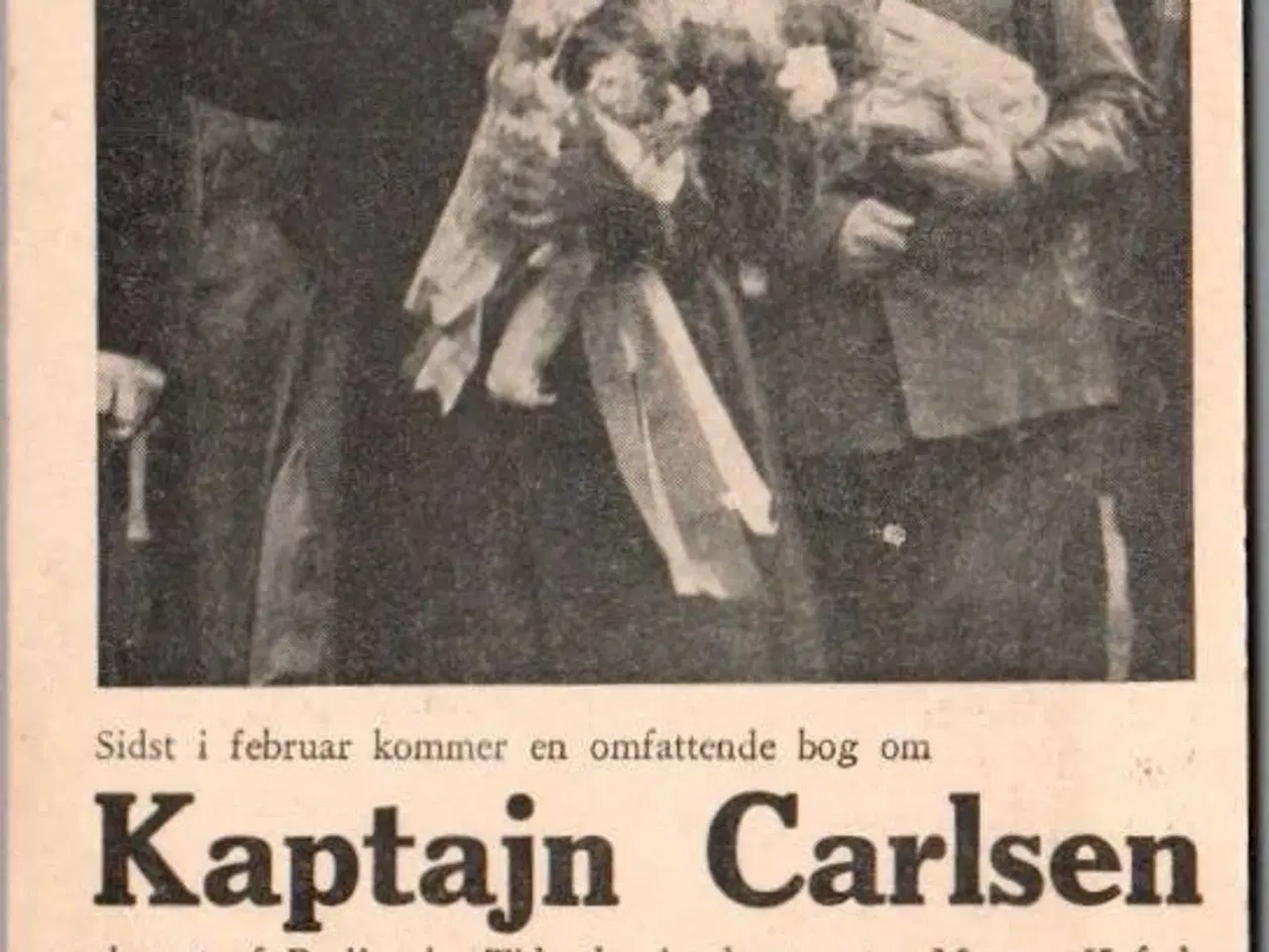 Billede 1 - Kaptajn Carlsen - Flying Enterprise - Reklame for bog - Ubrugt