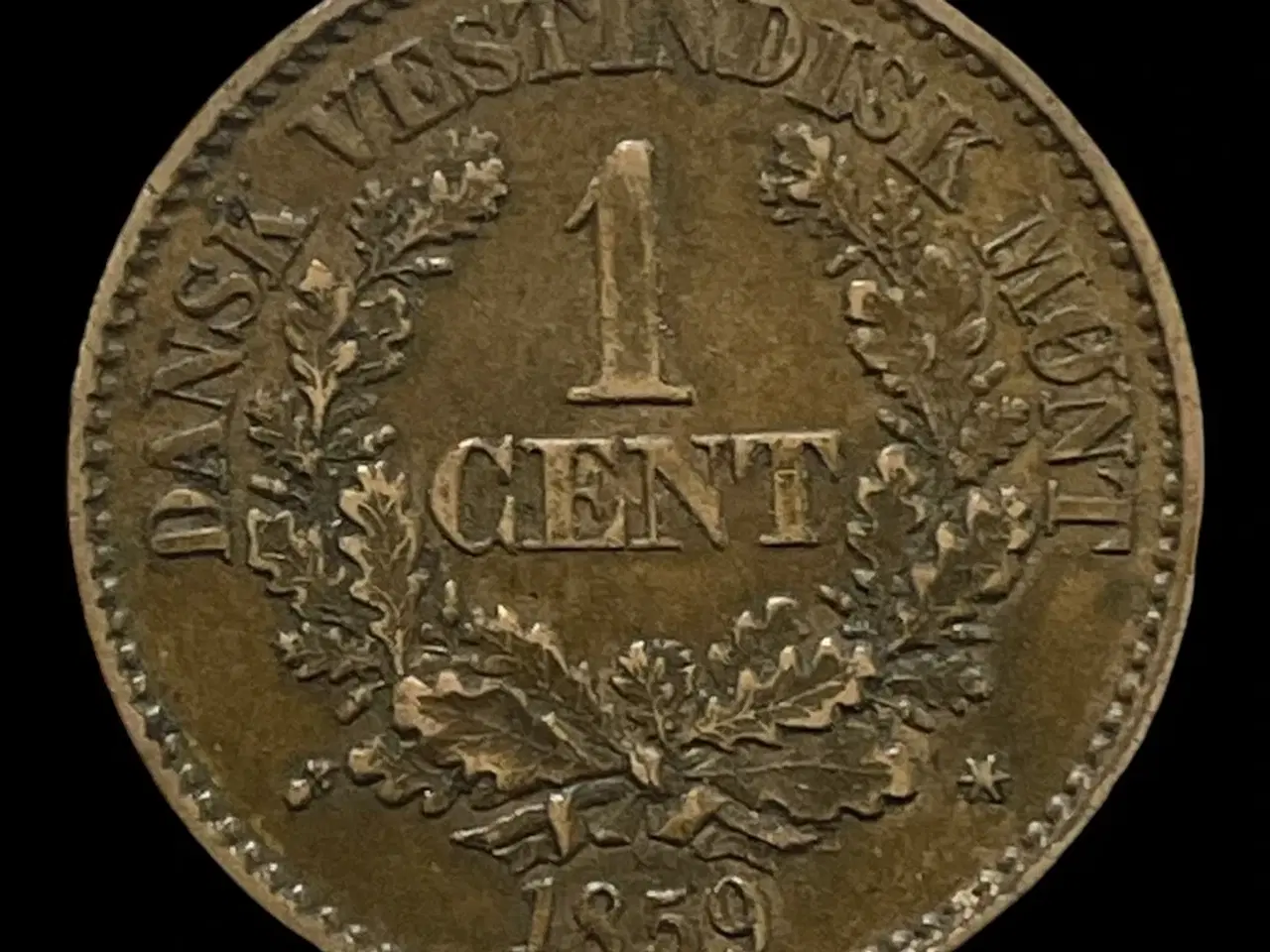 Billede 1 - 1 Cent 1859 DVI