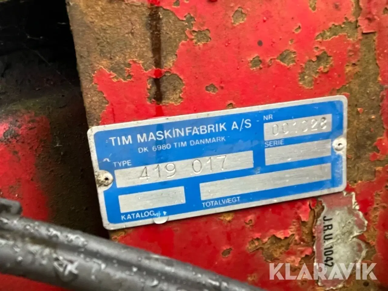 Billede 5 - Roeoptager TIM MASKINFABRIK 419 017
