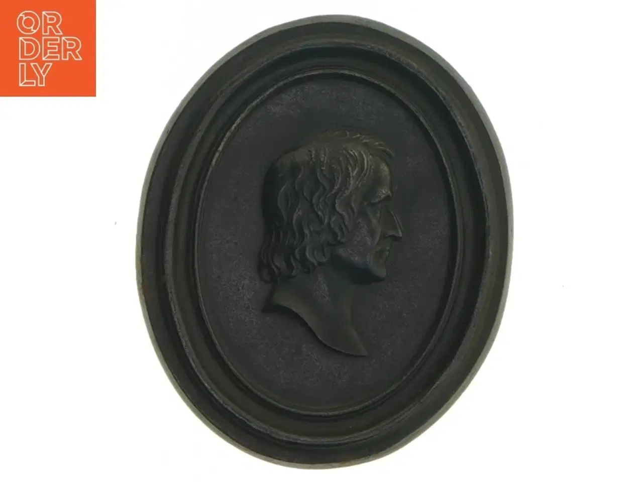 Billede 1 - Oval vægrelief (str. 10,5 cm)