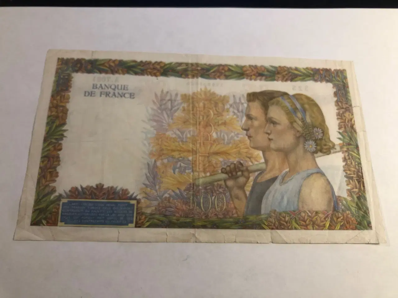 Billede 2 - 500 Francs 1942 France