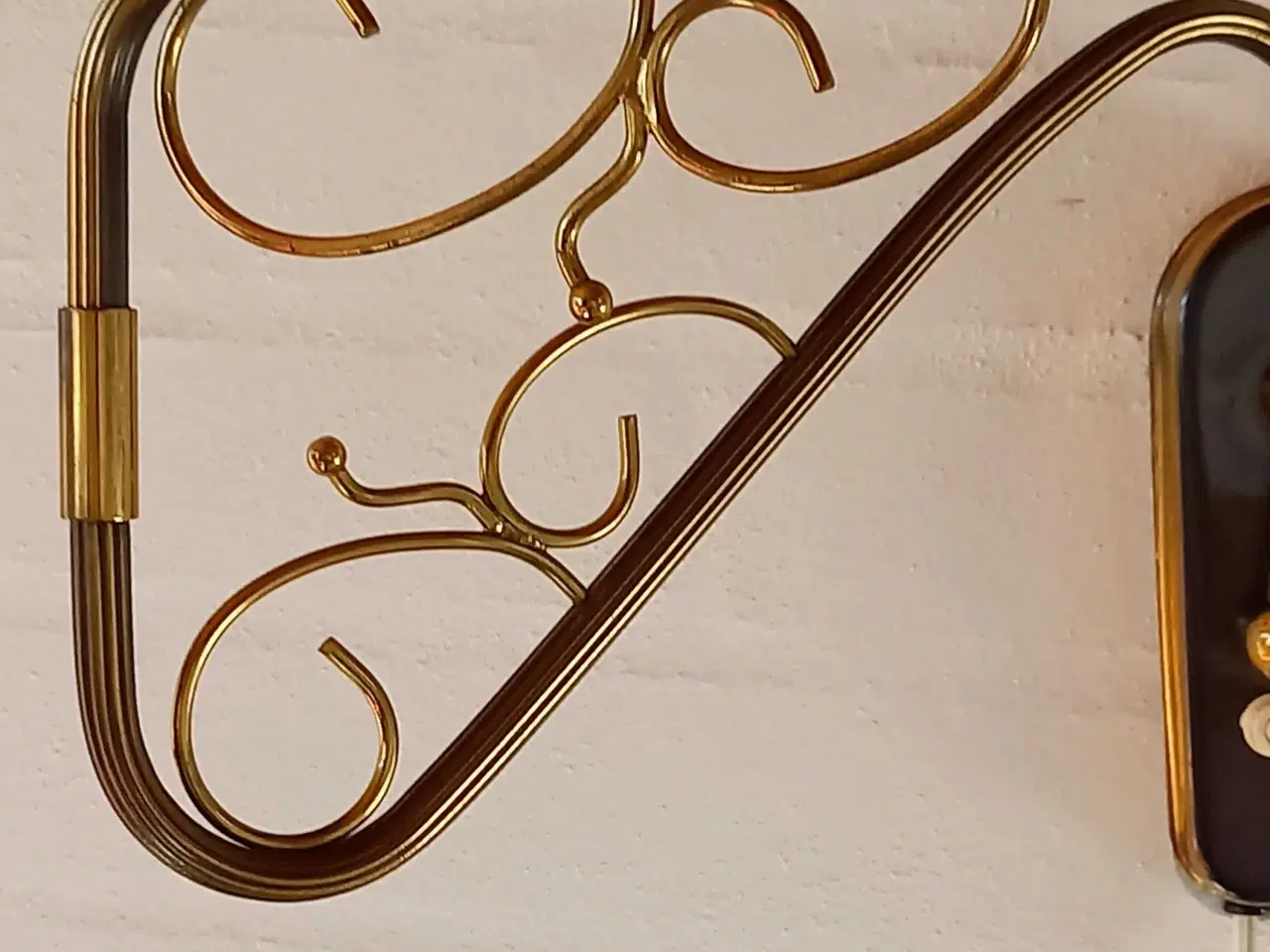 Billede 10 - Svingarmslampe i messing 