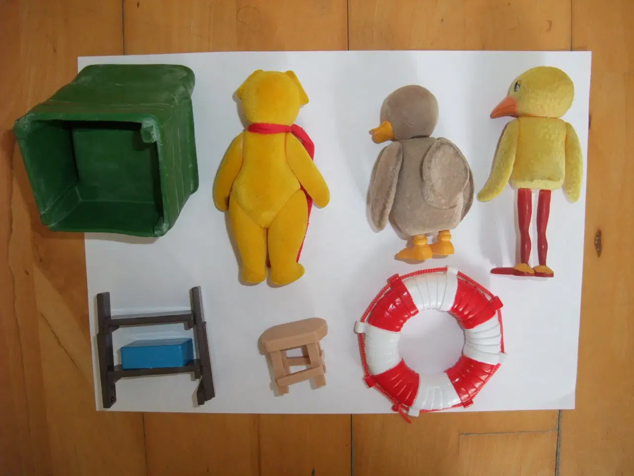 Billede 5 - Bamse og Kylling Figurer 