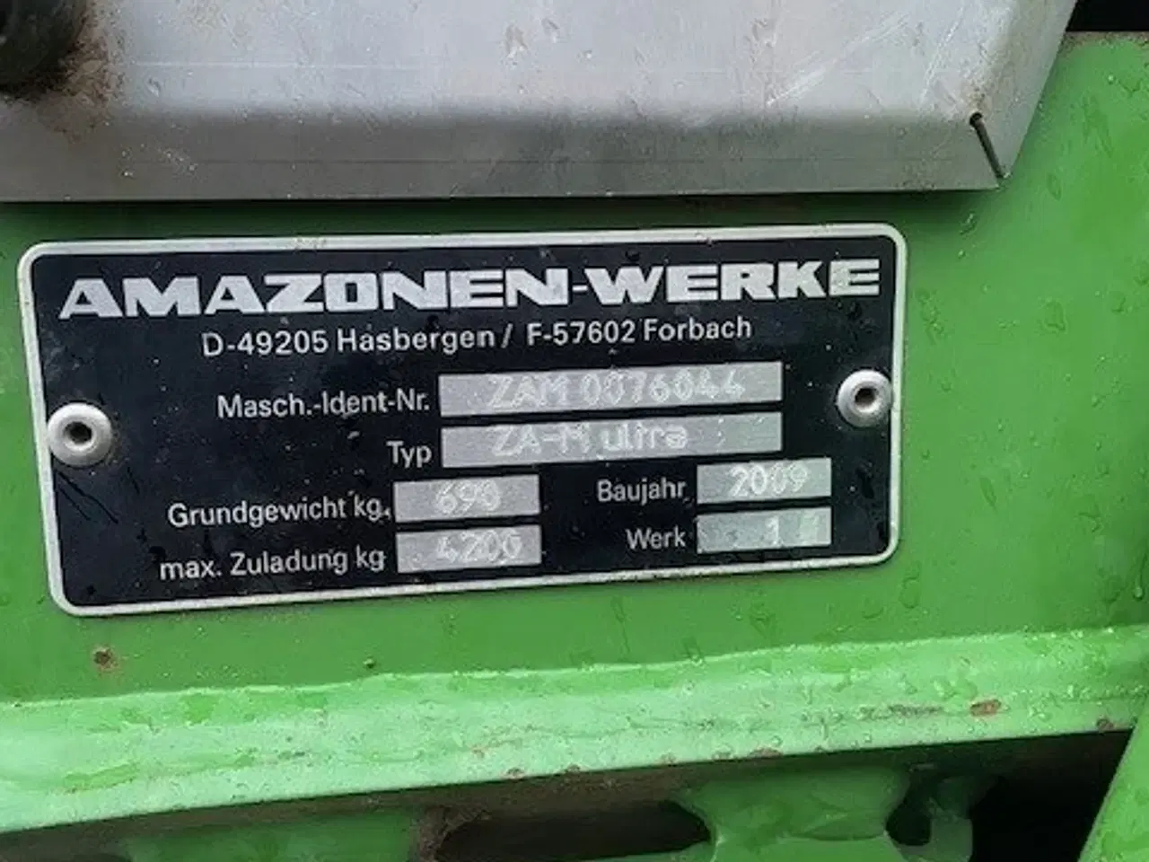 Billede 7 - Amazone ZA-M Ultra Profis 3000 med kantspredningudstyr og gps luk