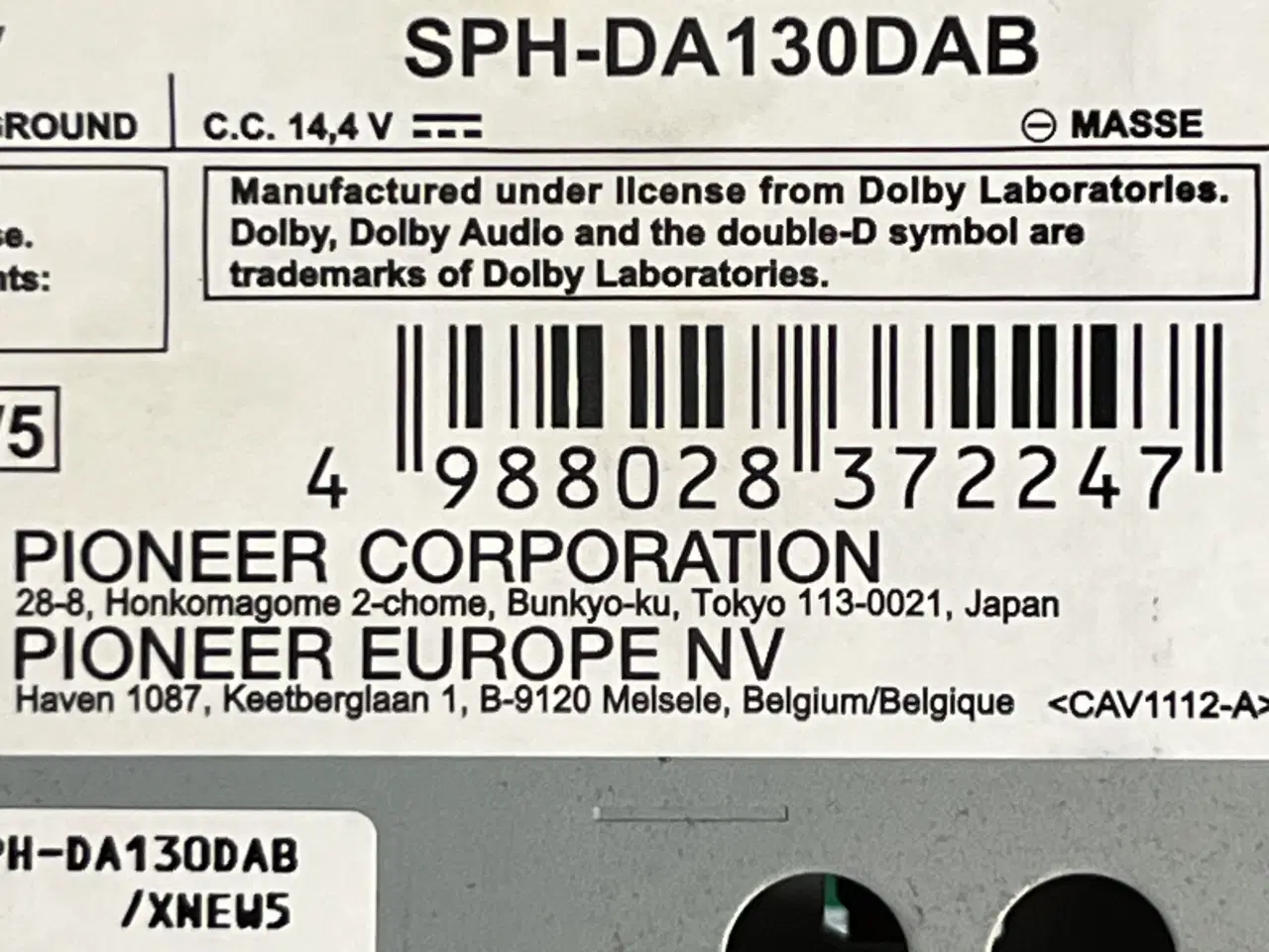 Billede 5 - Pioneer SPH-DA130DSP