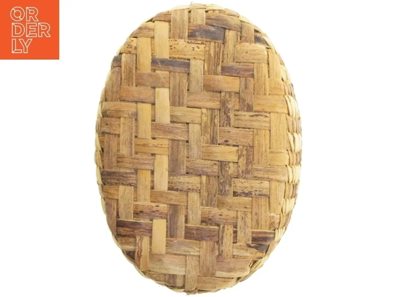 Billede 8 - Oval ovnfast fad med fletkurv som indsats (str. 35 cm)