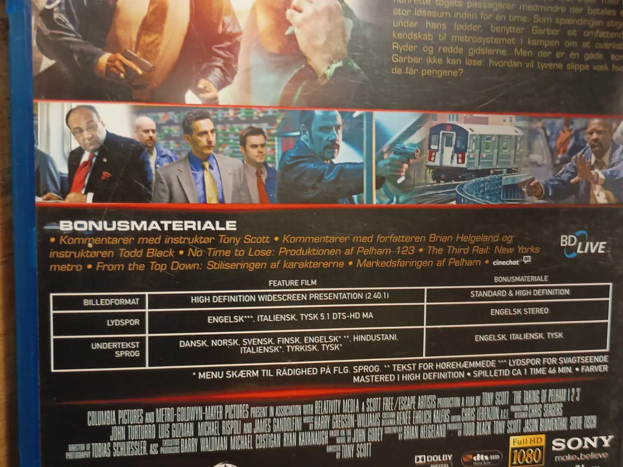 Billede 2 - The Taking Of Pelham 123 på Blu-Ray.