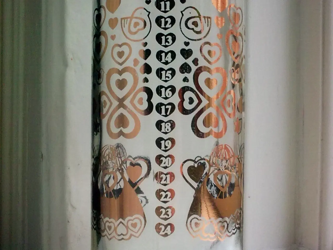 Billede 3 - Julekalender Holmegaard snapseflaske DIY VARIANTER