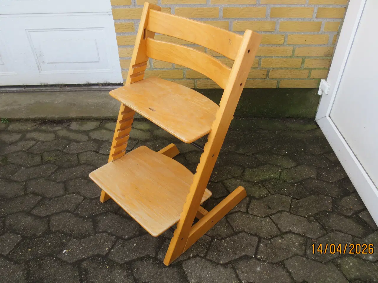 Billede 2 - 1 stk Trip Trap Stokke Højstol 