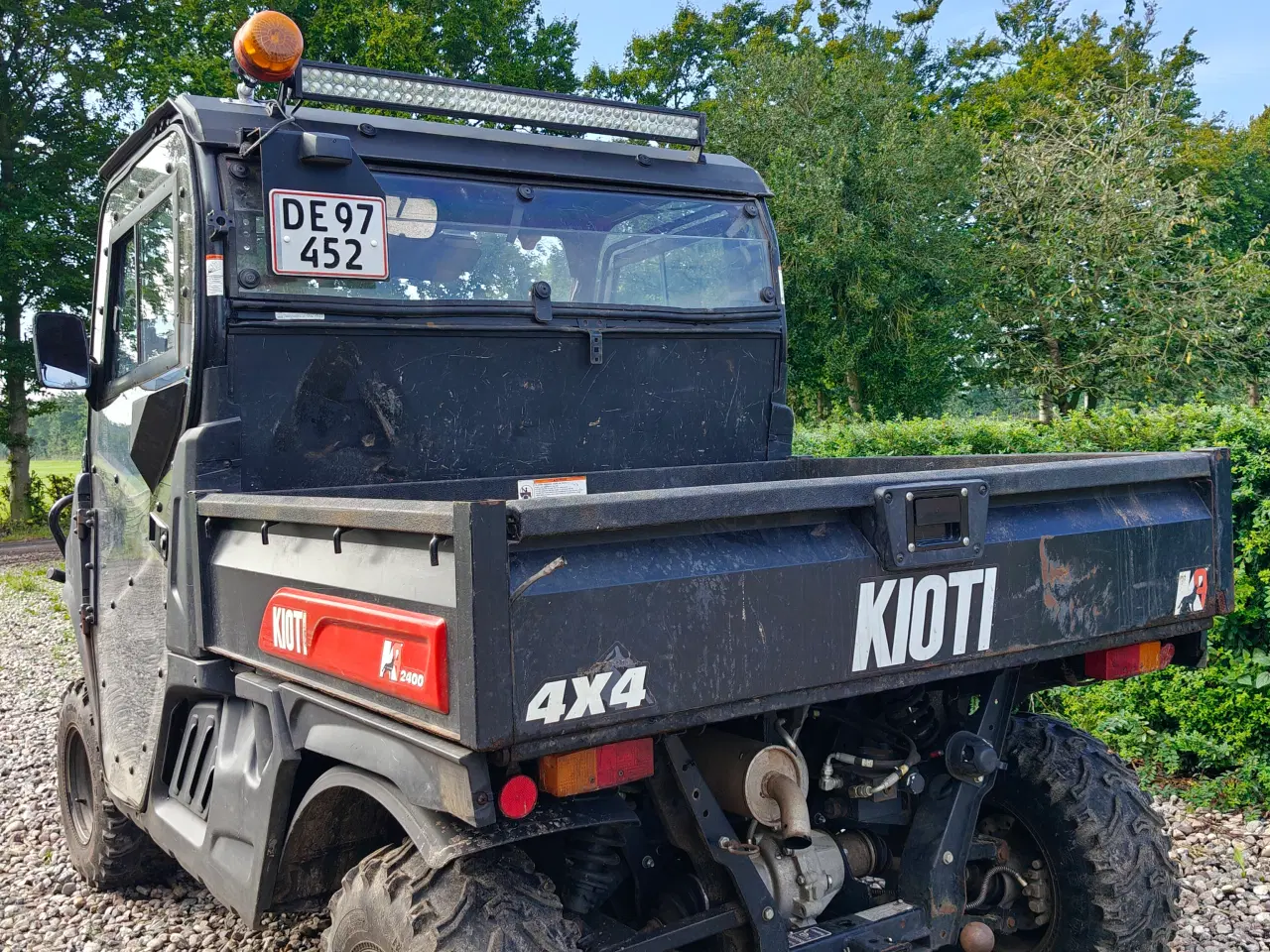 Billede 3 - Kioti K9 2400 4x4 diesel UTV sælges.