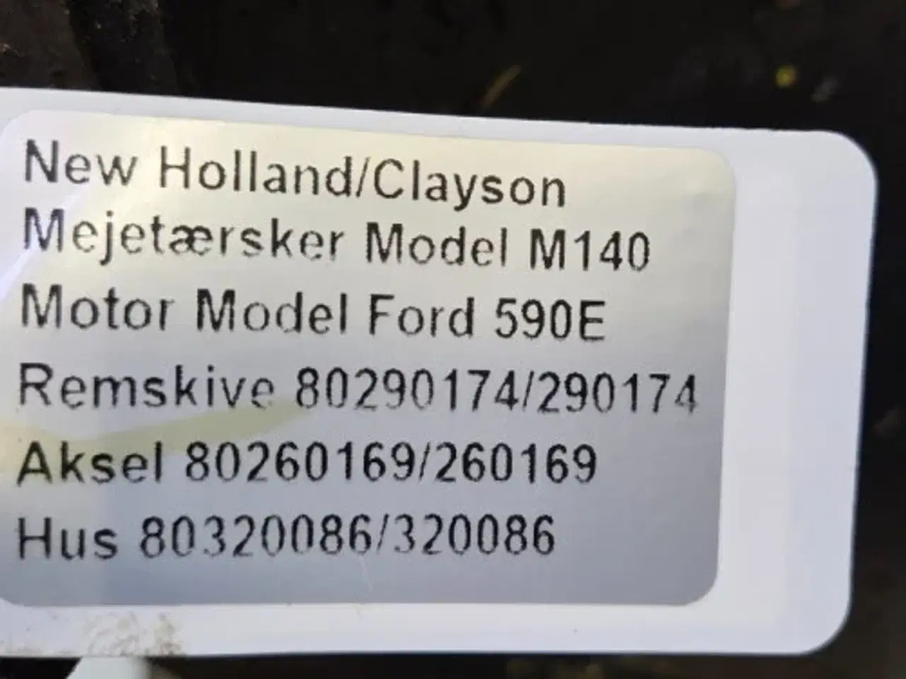 Billede 5 - Ford 590E Motorremskive 80290174