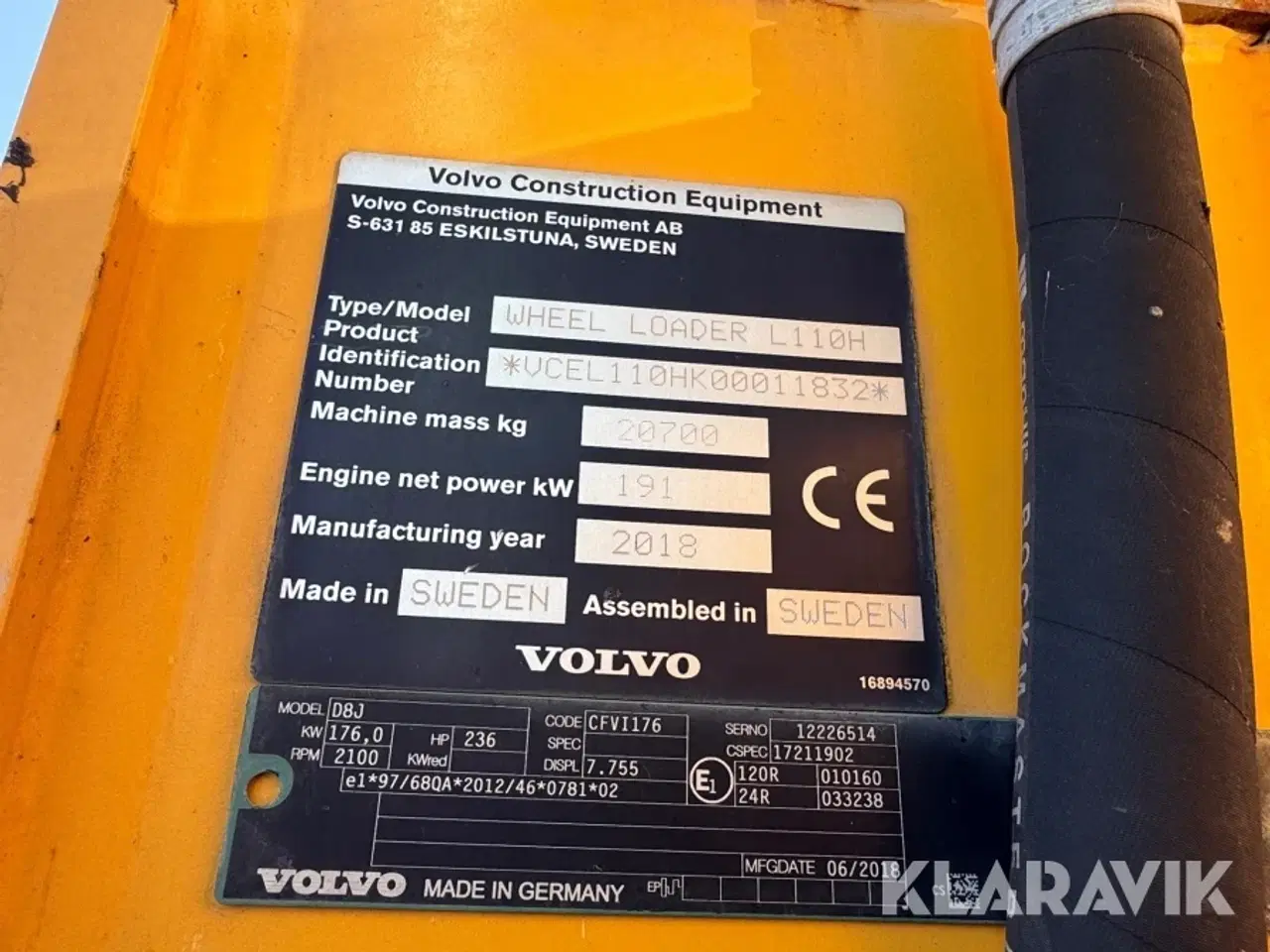 Billede 5 - Hjullæsser Volvo L110H
