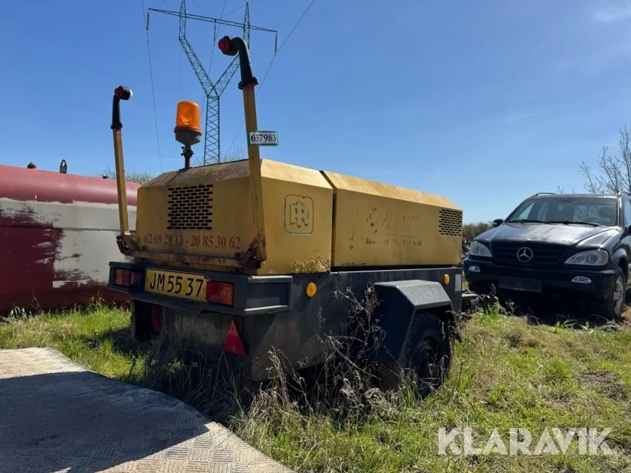 Billede 3 - Mobilkompressor Ingersollrand P180WD