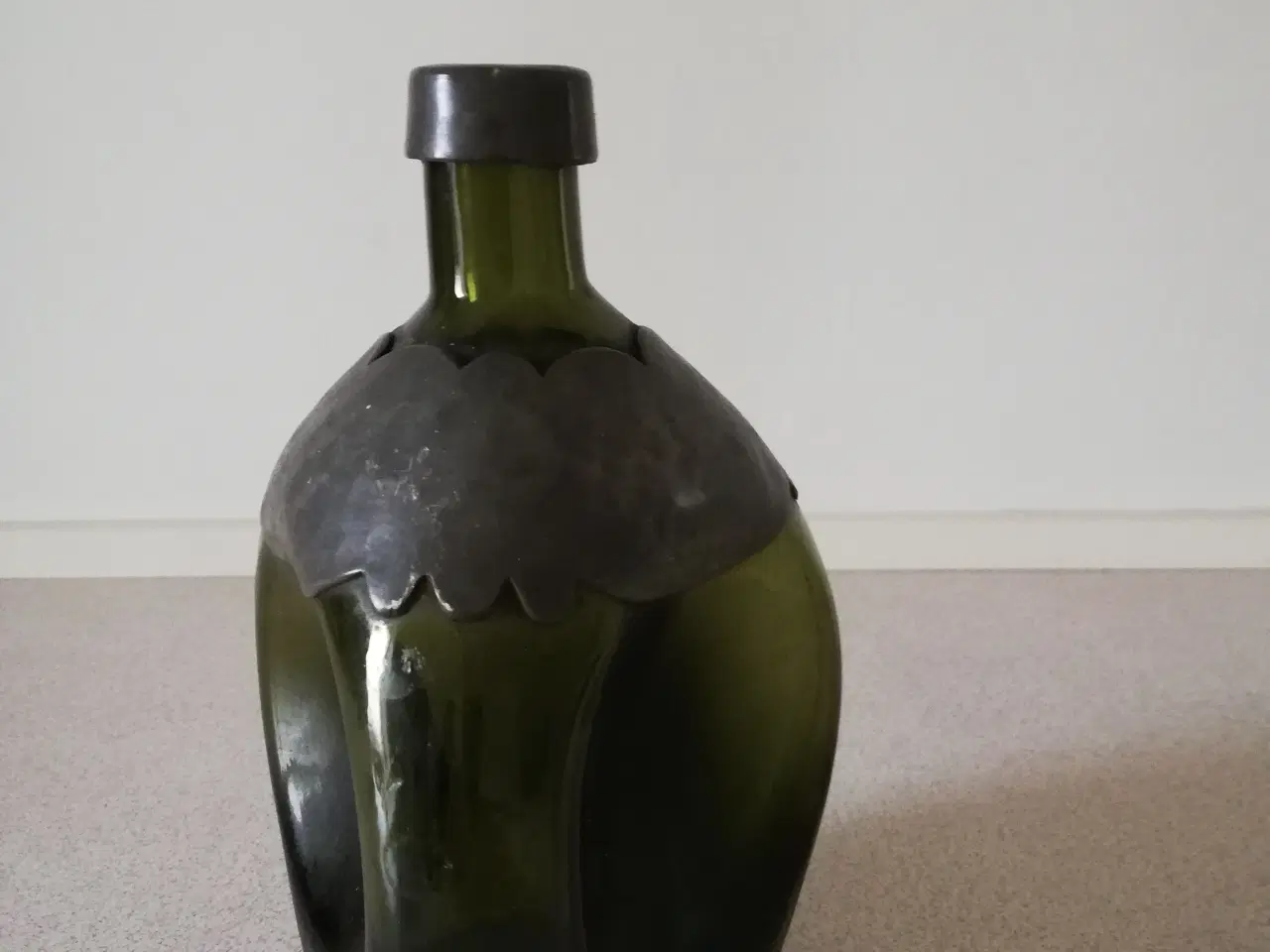 Billede 3 - Retro vaser i glas m/tin