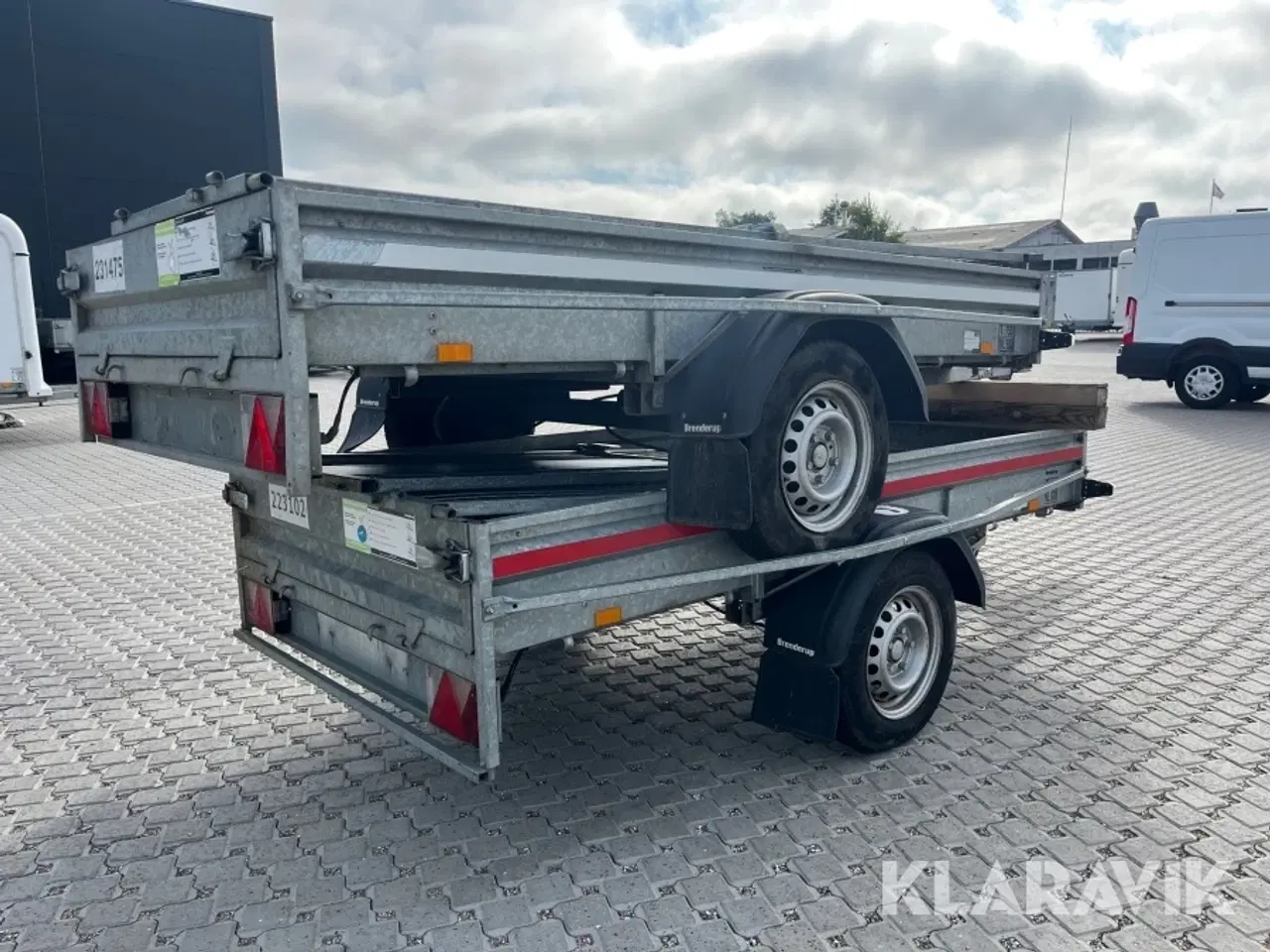 Billede 3 - Trailere Brenderup 750kg med bremser - 2 styk