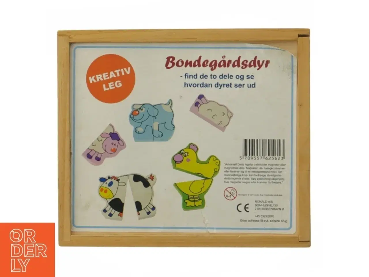 Billede 1 - Bondegårdsdyr puslespil