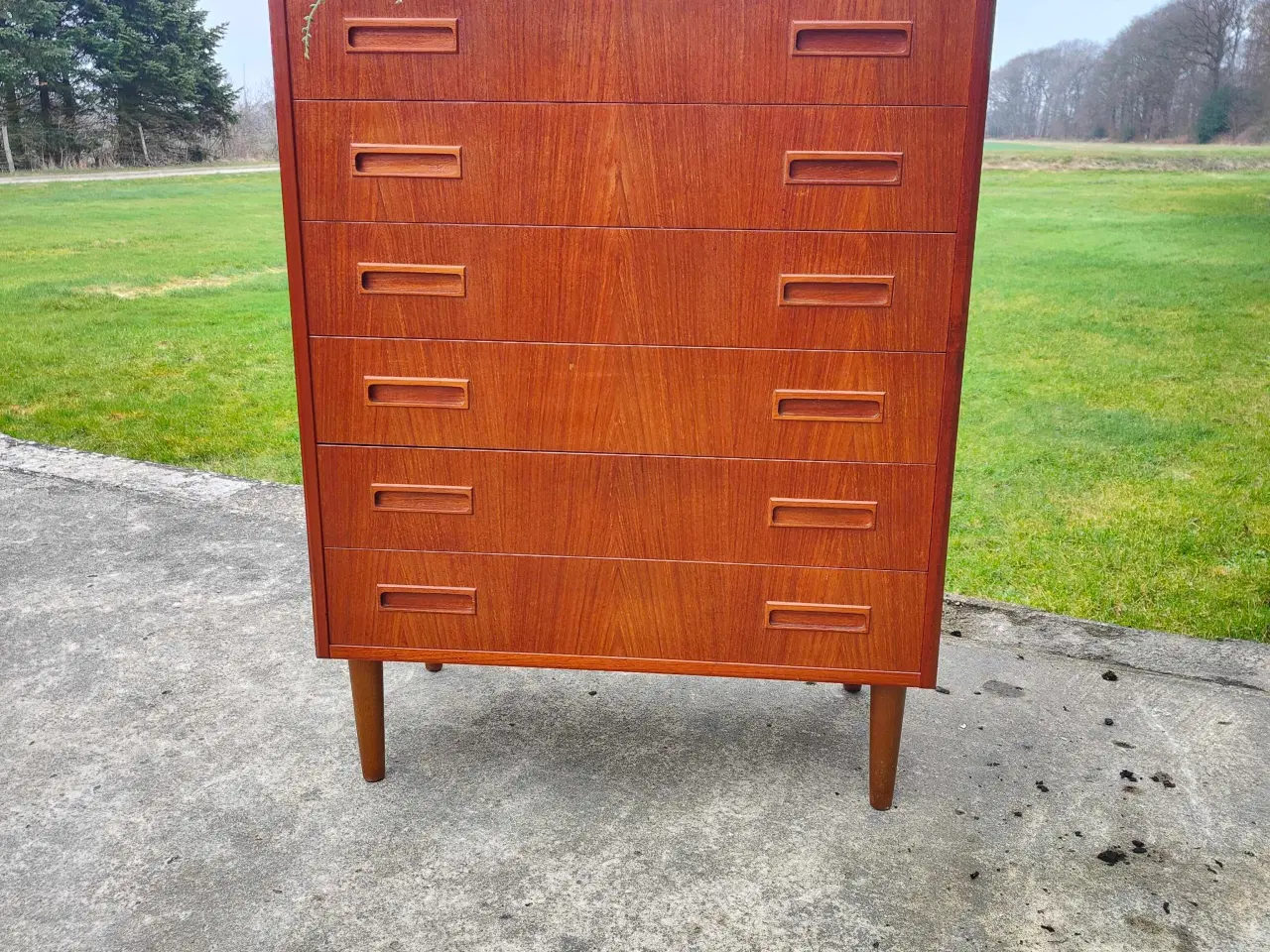 Billede 6 - Smuk dansk produceret 6-skuffet teaktræs kommode